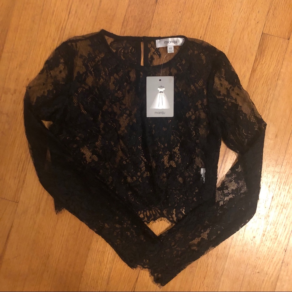 Black Lace Top